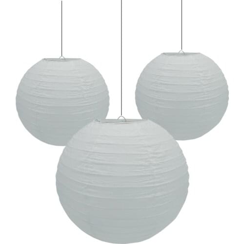 10pcs white Paper Lamp Cover wedding Christmas hotel garden lampion decorative hanging lantern