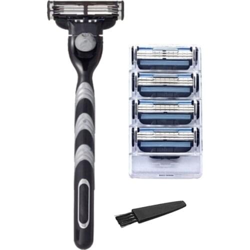 3Layers Shaving Care Classical Stainless Steel Smooth Shaving Manual Shaver High quality mens hair removal Shaver
