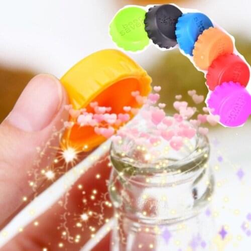 6 Pcs Silicone Beer Bottle Cap Reuse Practical Colorful Leak Free For Wine Beer Beverage Bottle Novelty Sealer Stopper Cover