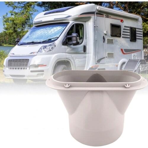 Exhaust Hose Adapter Reinforced Flat Mouth ABS 13cm Exhaust Hose Interface Air Conditioner Accessories for Ship