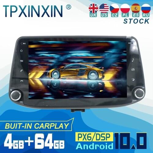 For Hyundai I30 Elantra GT 2012-2016 Android 10 Carplay Radio Player Car GPS Navigation Head Unit Car Stereo WIFI DSP BT