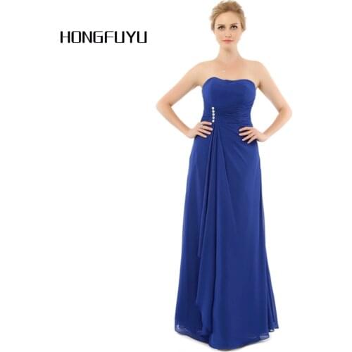 Cheap Blue Elegant Pleats Customized Lace Up Long Prom Dress 2019 Formal Dresses Vestido Festa Formatura z82112