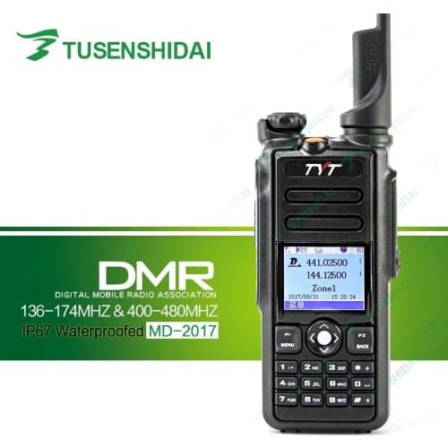 Hot Selling High Quality TYT Newest Dual Band DMR Digital Portable FM Radio Transceiver MD-2017