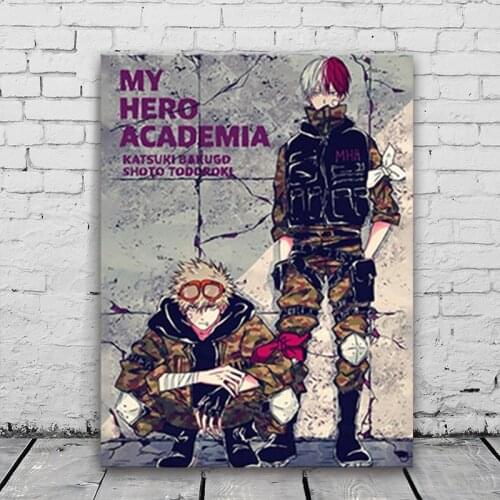 Katsuki Bakugo Shoto Todoroki Kimetsu no Yaiba Canvas poster Painting wall Art decor Living room Bedroom Home Decoration Prints
