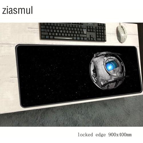Portal 2 mouse pad 900x400x2mm mats Mass patternX Computer mouse mat gaming best seller large mousepad keyboard games pc gamer