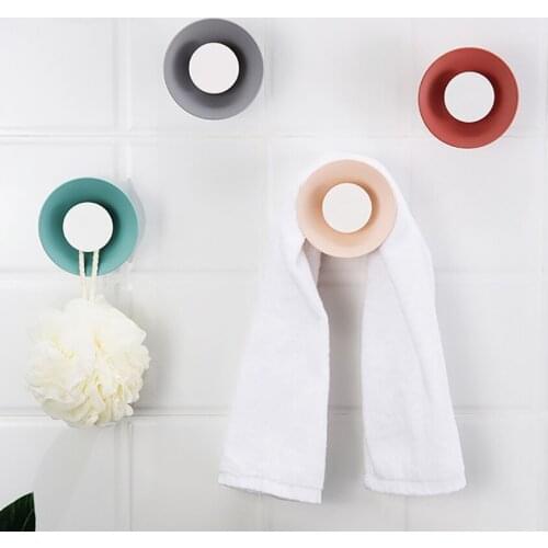 Adhesive Hooks Creative Cute Speaker Decorative Hook Free Punching Space Saver Bathroom Wall Hanging Coat Hook Door Waterproof