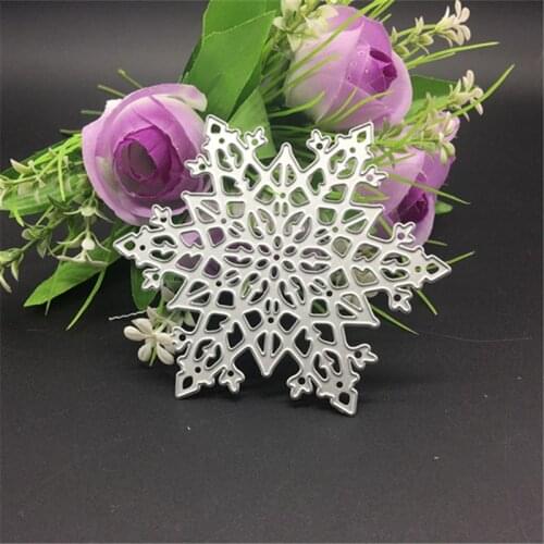 Metal Steel Snowflake Cutting Dies Stencil DIY Scrapbooking Album Card Paper Embossing Craft Decor