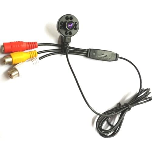 Mini CCTV Audio Wired Camera HD Camera Security Cam 8 IR LED 940nm Night Vision FPV camera 1.8mm 700 TV Line 140 degrees