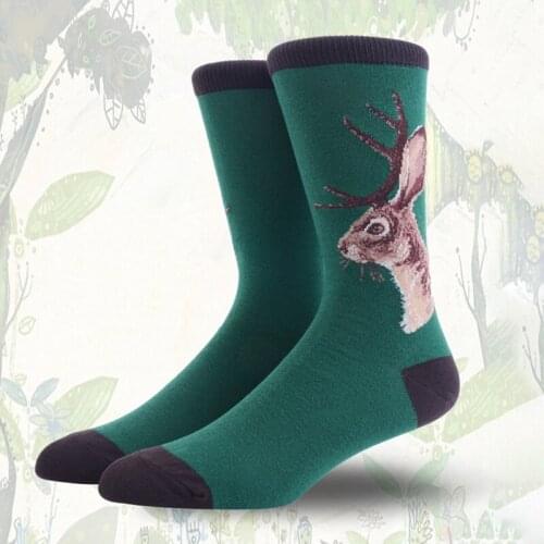Fashion Winter Warm Socks Casual Socks Animal Printed Anti-slip Breathable Sport Socks Cotton Spandex Hosiery Footwear Accessory