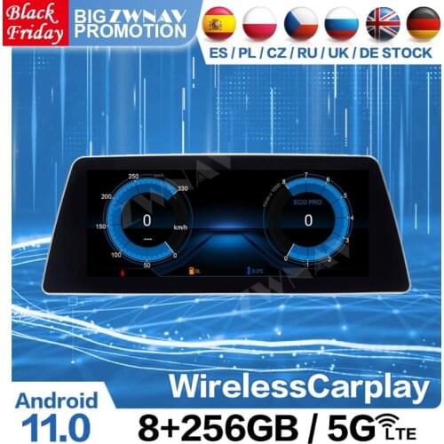 Carplay 256G Android 11 Multimedia Radio Receiver For BMW 5GT 53.5GT 540GT 520 525 523 G30 2018 Car Audio Stereo Video Head Unit