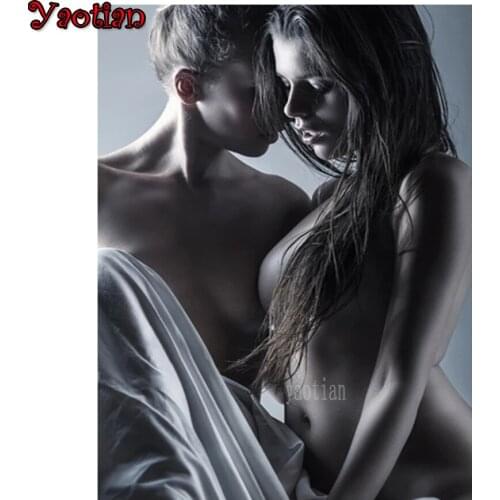 Full Square Drill 5D DIY Diamond Painting Sexy Gay Woman Picture Diamond Embroidery Cross Stitch Kits Rhinestones Mosaic Decor