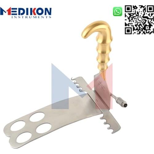 German Abdominal Pelosi Retractor with Light plastic cosmetic surgery gynecology hospital surgical plastic instruments scissors