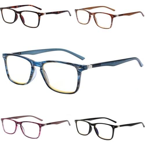 2021 anti-blue light beautiful color hyperopia reading glasses spring hinge men and women reading glasses diopter 0.5 1.75 2.0