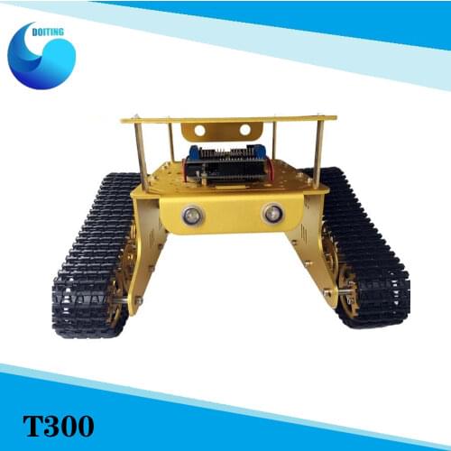 Original Double Decker Tank WiFi RC T300 from ESPduino Development Kit with L293D Motor Shield for Arduino UNO