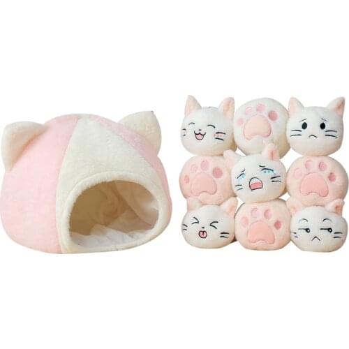 Plush Toy Pillow A bag of Cat Cushion Stuffed Animal Cat