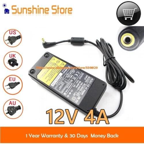 Genuine Fujikura ADC-10 AC Adapter RC60G12D 12V 4A 48W One Round Hole Powr Supply Laptop Charger