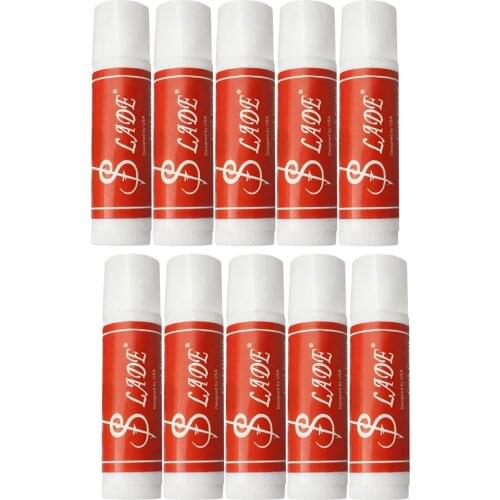 SLADE 10 Pcs Tubes Cork Grease Oil for Clarinet Saxophone Sax Accessories Woodwind Musical Instrument Parts