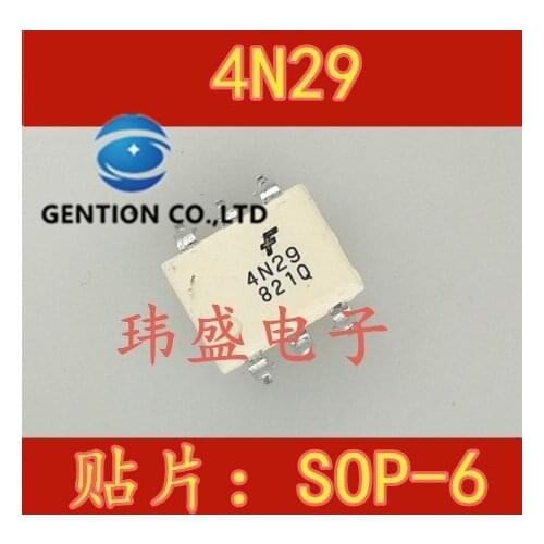 20PCS 4N29 4N29M 4N29SR2M SOP-6 light coupling in stock 100% new and original