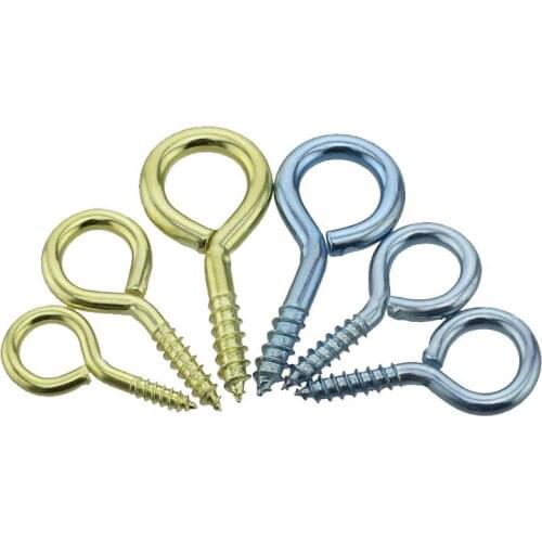 Screw-In Hooks Eyebolt Wood Self-tapping Screw Hooking