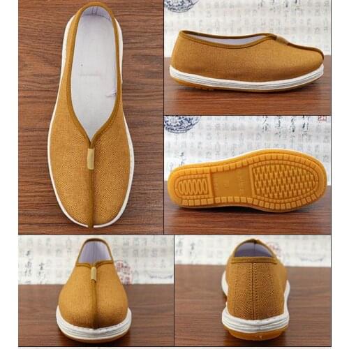 High quality Cotton&linen shaolin monks shoes lay meditation buddhist zen buddha lohan/arhat kung fu sneakers blue/grey/yellow