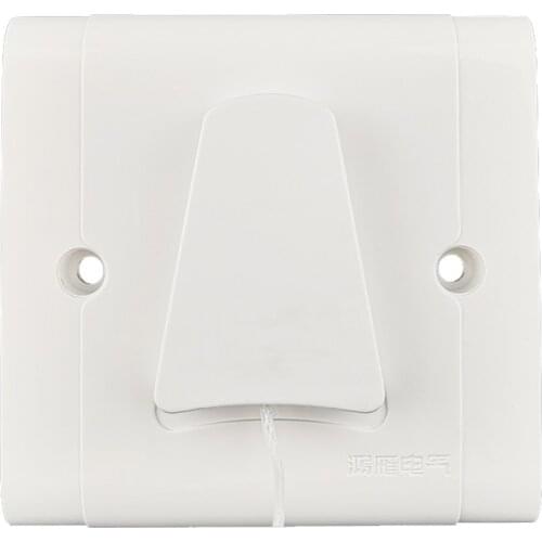 High quality type 86 single control/rope switch household concealed wall cable switch