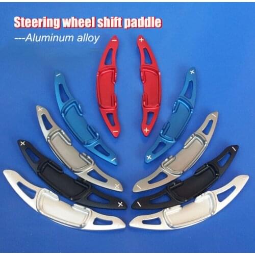 2pcs Aluminum Steering Wheel Shift Paddle Shifter Extension For Mazda CX-5 14-17 ATENZA 14-17 Axela 14-17