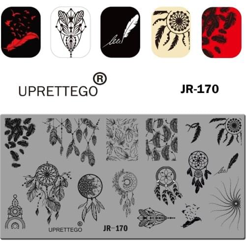 2019 Stainless Steel Stamping Plate Template Russian Phrase Love Vintage Floral Pattern Angel Linear Nail Tool JR161-170