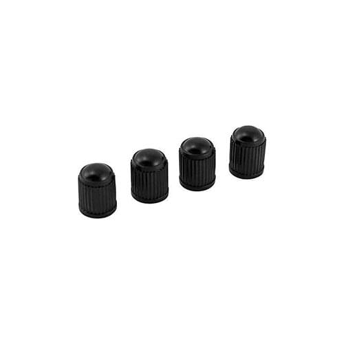 4Pcs/lot Plastic Bike Bicycle Valve Dust Caps Car Van Motorbike Tyre Tubes Black