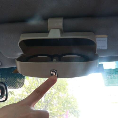 Car Sun Visor Sunglass Storage Box Multifunction Glasses Case for Mercedes-Benz all class A B C E S G M ML CL CLK CLS GL GLK R