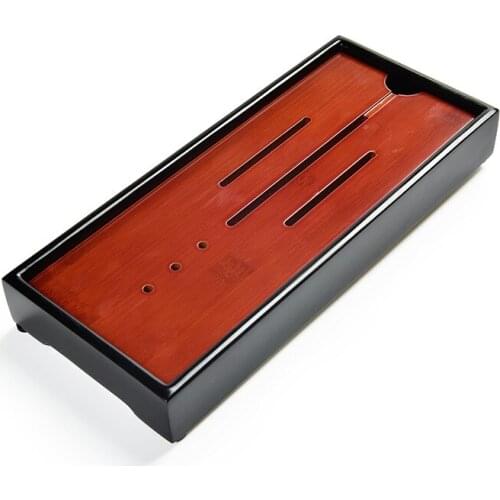 27.8*12.2*3.5cm Tea Tray Boutique Japanese Kung Fu Tea Tray Home Office Coffee Table Decoration Tea Accessories Free Shipping