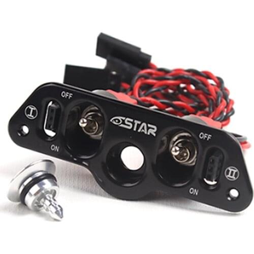 Ormino Dual Power Switch RC Airplane Accessories Gasoline Nitro Helicopter RC Model Parts Boats SwitchAeromodelismo