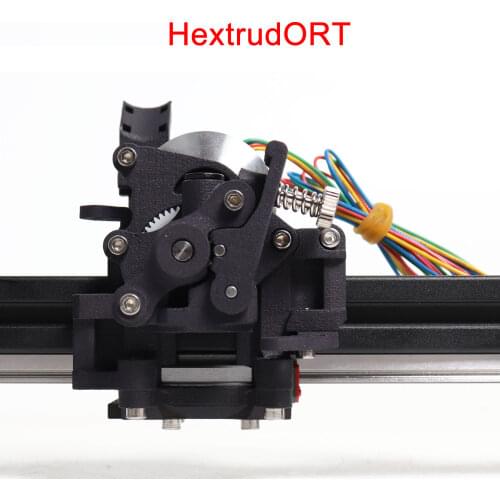 Blurolls HevORT HextrudORT extruder with SLS printed parts without hotend version LDO motor with x carriage