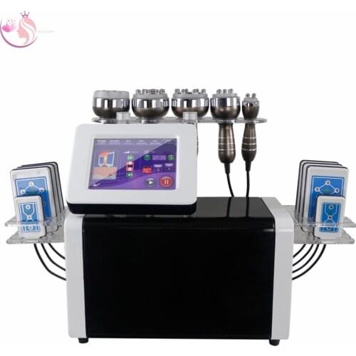 Hot Product 6 in 1 Laser Cavitation FR Slimming Machine 40K Slimming Ultrasonic Liposuction Cavitation Machine 2021