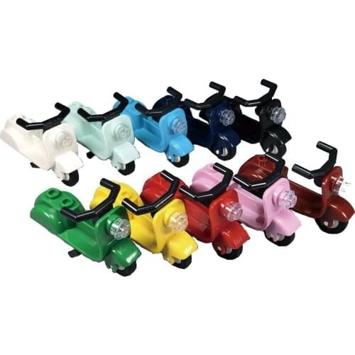 Locking City Childs Gift Assembly Model Cultivate Interest Educational Toys Building Blocks Little Sheep Motorcycle Cities Toy