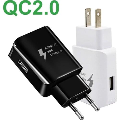 New Arrival Home Travel QC2.0 Mobile Phone Fast Quick Charging Wall Charger Power Adapter