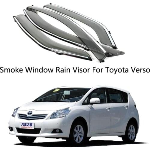 New 4pcs Blade Side Windows Deflectors Door Sun Visor Shield Rain Guard For Toyota Verso EZ 2011-2014