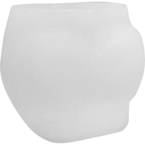 R58E 3D Plump Buttocks Shaped Silicone Mold for Handmade Candle Making Soap Plaster Epoxy Mould Cake Chocolate Decorating Tool