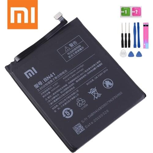 For xiaomi Redmi Note 4 for xiaomi redmi Note4 Pro Note 4X High-end Version MTK Helio X20 4100mAh Replacement BN41 Battery