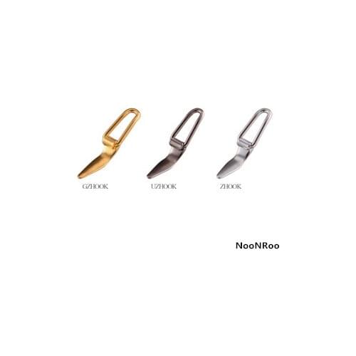 Z Hook Fishing Tackle Guide Fishing Rod parts repair HOOK 5# 20pcs Black/Silver/Gun Smoke color