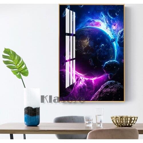 Forgotten Astronaut Poster Universe Celestial Planet Outer Space Earth Nebula Meteorite Art Prints Living Room Home Decor Gift