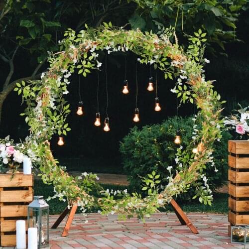 1.85M Wisteria Artificial Flowers Vine Garland Wedding Arch Decoration Fake Plants Foliage Rattan Trailing Faux Flowers Ivy Wall