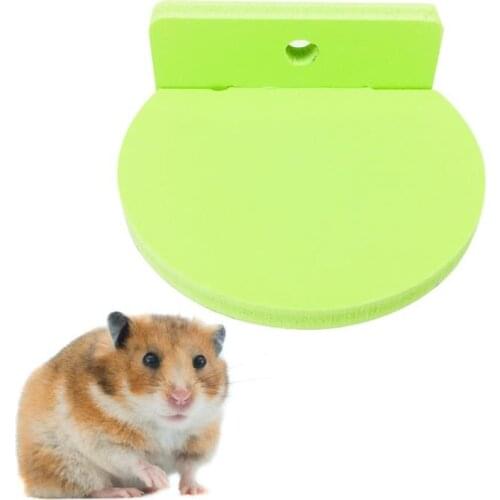 1 Pcs Round Hamster Stand Platform Small Animal Cage Hanging Rest Platform Creative Pet Chinchilla Squirrel Guinea Cage Supplies