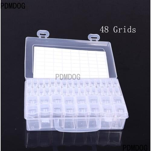 32/64pcs Bottles Diamond Painting Tools Accessories Storage Box Beads Container Diamond Embroidery Stone Mosaic Convenience Box