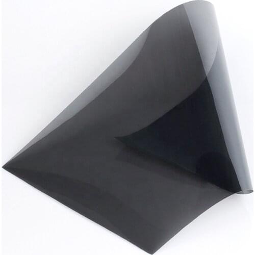 7%VLT dark black metalized reflective car glass sticker ultraviolet protection 2 mil protective film for car window