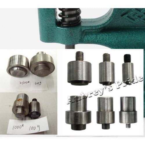 Free Shiping Eyelet Mould Diameter 3.5 4 4.5 5 5.5 6 8 10 12 14 17 18 20 30MM Manual Grommet Press Button Machine