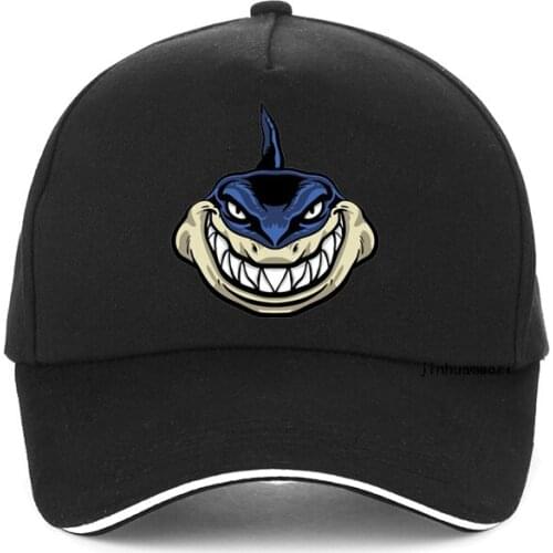Muscle Shark Golf Baseball Cap Men Women adjustable Snapback Hats Cartoon Dad hat Adjustable Sports Velcro Hat