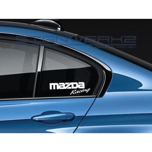 For 2Pcs/Pair Racing Decal Sticker JDM Japan speed 3 5 7 Mx Miata Pair Car Styling