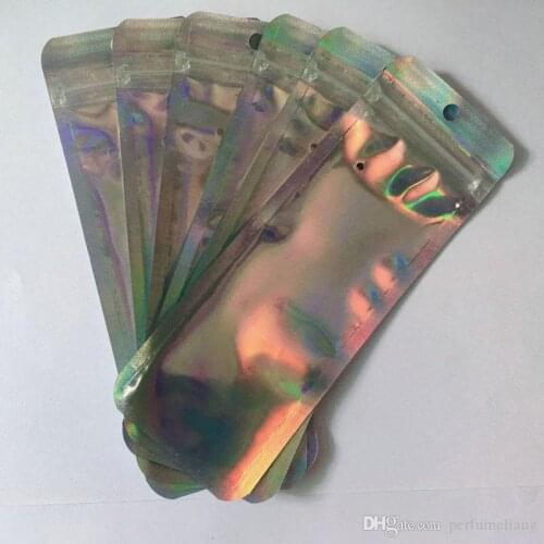 Laser Watch Packaging Bag Aluminum Foil Storage Package Bag Mylar Resealable Zipper Bag for Watch