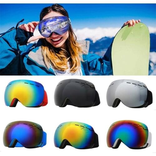 Copozz Ski Goggles Sunglasses Men Women Winter Anti-Fog Snow Ski Glasses with Free Mask Double Layers Uv400 Snowboard Goggles