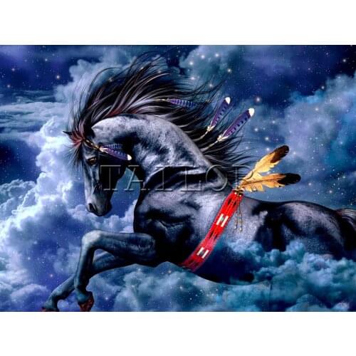 5d diamond painting kit set complet cuadros full square horse unicorn landscape art Cross stitch dirll drawing embroidery mosaic